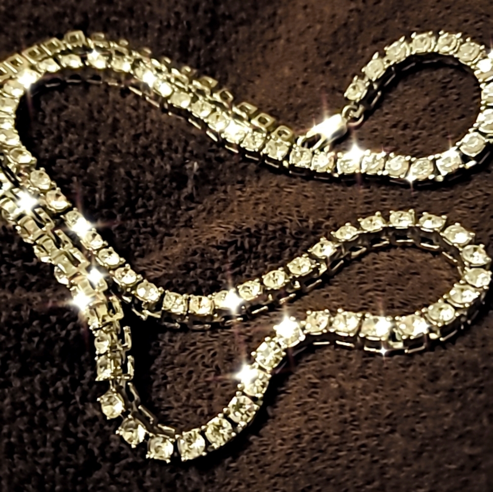 Cz hip hop necklace